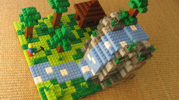 Как сделать в minecraft из лего